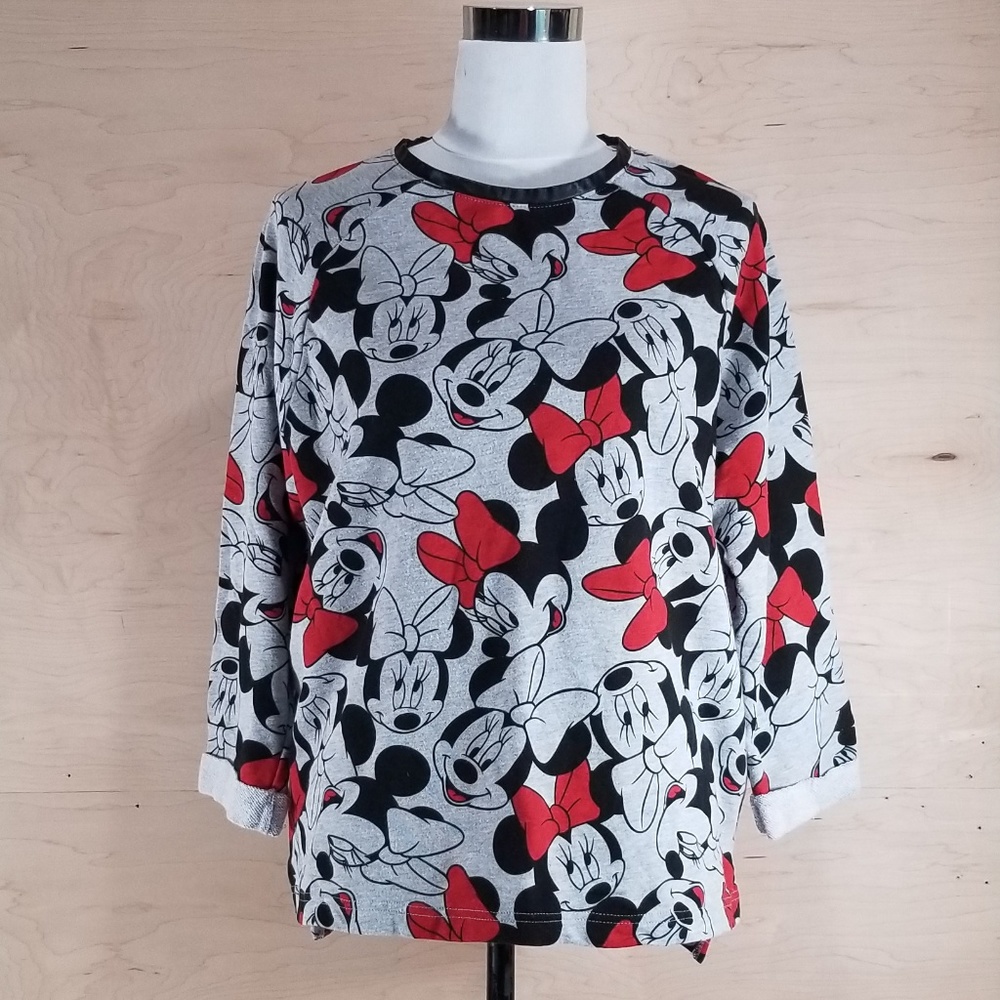 Disney Minnie Mouse Sweater Top Size Med